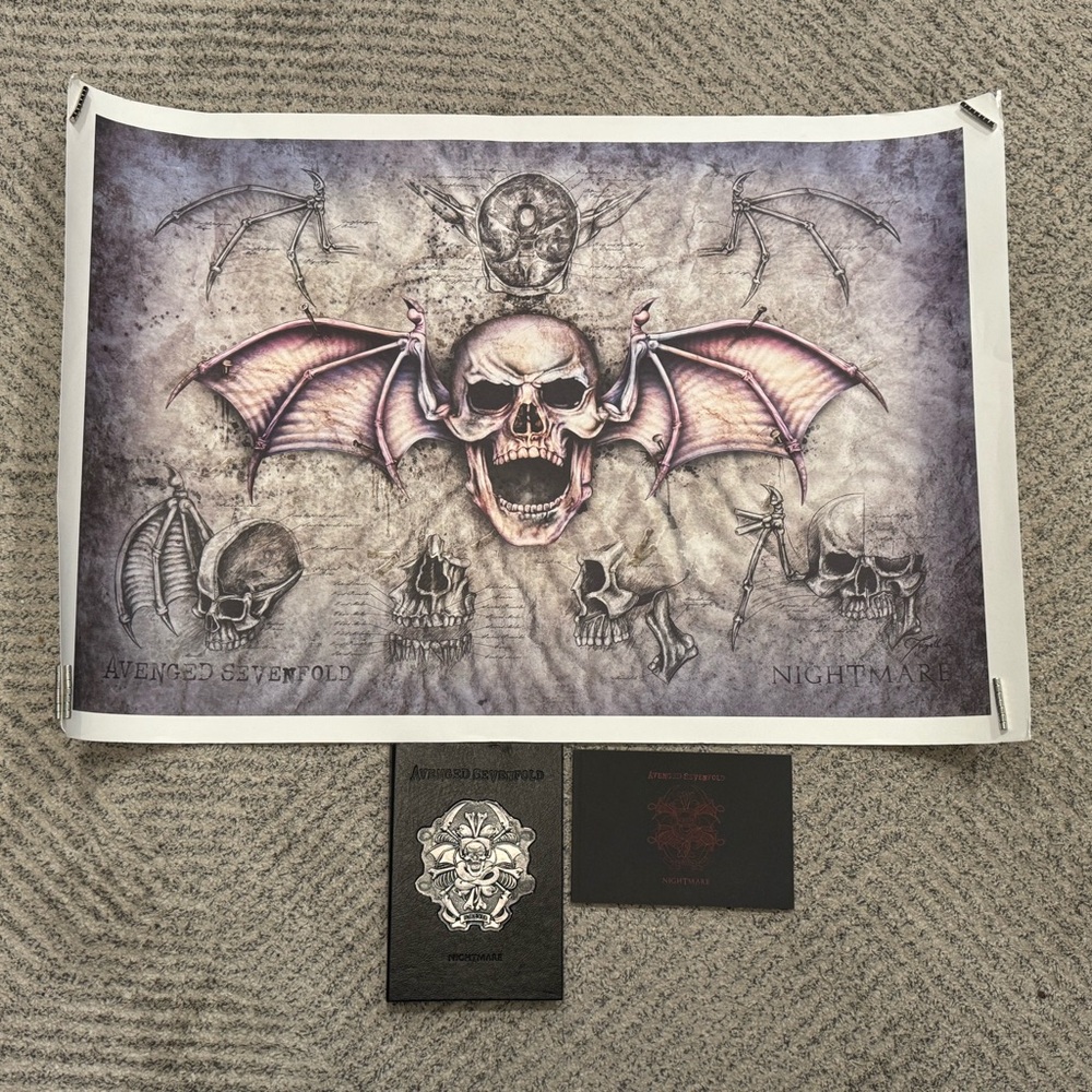 Avenged Sevenfold – Nightmare Limited “Book of Shadows” + Lithograph